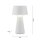 Lampe de table LED rechargeable dimmable Touch IP54 blanche 28,9 cm