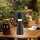 Lampe de table LED rechargeable à intensité variable Touch IP54 noire 28,9 cm
