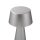 Lampe de table LED rechargeable à intensité variable Touch IP54 28,9 cm Argent
