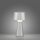 Lampe de table LED rechargeable à intensité variable Touch IP54 28,9 cm Argent