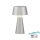 Lampe de table LED rechargeable à intensité variable Touch IP54 28,9 cm Argent