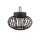 Lampe de table LED rechargeable à intensité variable 22 cm IP44 2 W noir