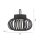 Lampe de table LED rechargeable à intensité variable 22 cm IP44 2 W noir
