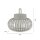 Lampe de table LED rechargeable Dimmer Touch 22 cm IP44 2 W Greige