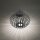 Lampe de table LED rechargeable IP44 noire Dimmer Touch 33 cm