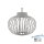 Lampe de table LED rechargeable IP44 noire à intensité variable Touch 33 cm
