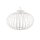Lampe de table LED rechargeable IP44 blanche dimmable Touch 37 cm 2 W