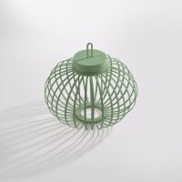 Lampe de table LED rechargeable IP44 Vert dimmable Touch...