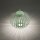 Lampe de table LED rechargeable IP44 Vert dimmable Touch 33 cm