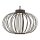 Lampe de table LED rechargeable IP44 noire dimmable Touch 37 cm