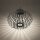 Lampe de table LED rechargeable IP44 noire dimmable Touch 37 cm