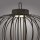Lampe de table LED rechargeable IP44 noire dimmable Touch 37 cm