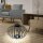 Lampe de table LED rechargeable IP44 noire dimmable Touch 37 cm