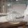 Lampe de table LED rechargeable IP44 greige dimmable Touch 2 W 37 cm