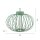 Lampe de table LED rechargeable IP44 Vert dimmable Touch 2 W 37 cm