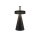Lampe de table LED rechargeable Dimmer Touch IP44 28,9 cm noir
