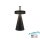 Lampe de table LED rechargeable Dimmer Touch IP44 28,9 cm noir