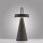 Lampe de table LED rechargeable Dimmer Touch IP44 28,9 cm noir