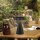 Lampe de table LED rechargeable Dimmer Touch IP44 28,9 cm noir