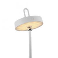 Lampe de table LED rechargeable Blanc Dimmer Touch IP44...