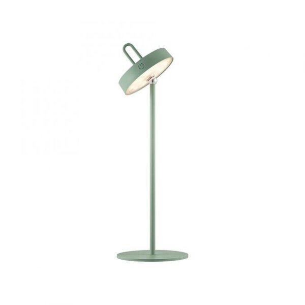 Lampe de table LED rechargeable Vert Dimmer Touch IP44 47,2 cm