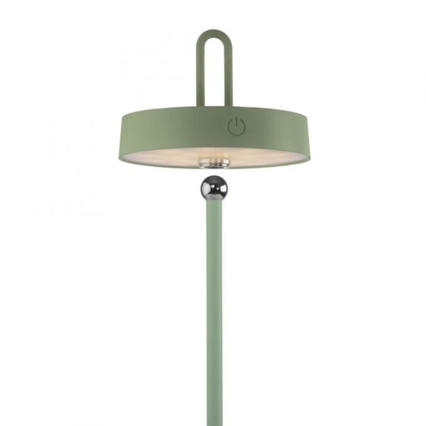 Lampe de table LED rechargeable Vert Dimmer Touch IP44 47,2 cm