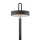 Lampadaire LED rechargeable Noir Dimmer Touch IP44 125,2 cm