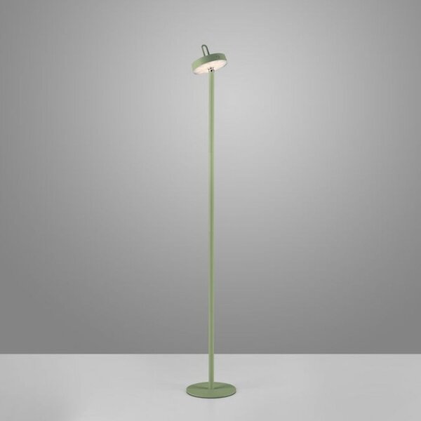 Lampadaire LED rechargeable Vert Dimmer Touch IP44 125,2 cm
