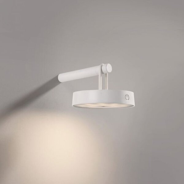 Applique LED Variateur Interrupteur tactile IP44 130 lm Blanc