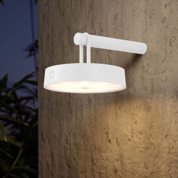 Applique LED Variateur Interrupteur tactile IP44 130 lm Blanc