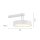 Applique LED Variateur Interrupteur tactile IP44 130 lm Blanc