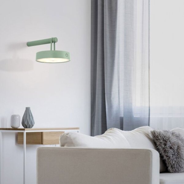 Applique LED Variateur de lumière Interrupteur tactile IP44 2700 K Vert