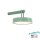 Applique LED Variateur de lumière Interrupteur tactile IP44 2700 K Vert