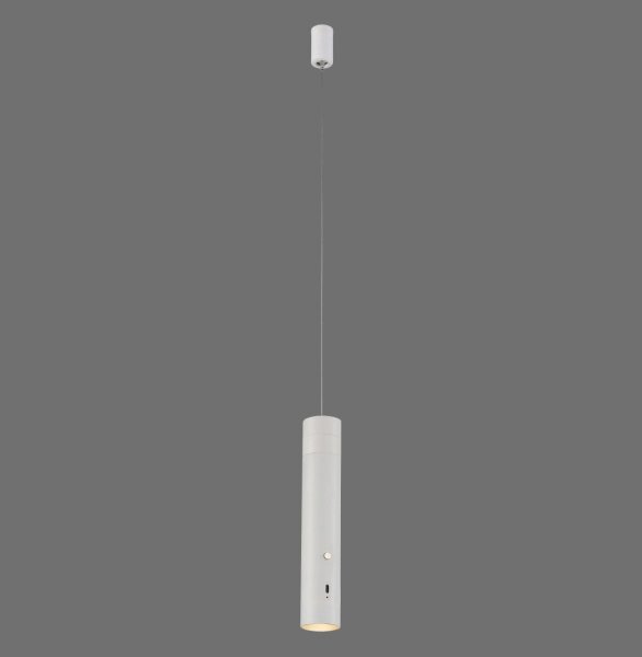 Suspension LED rechargeable Blanc Métal Touch Variation 3000 K 3 W