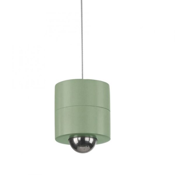 LED Akku Suspension Vert Métal Touch Variation 3000 K