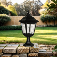 Luminaire de socle noir extérieur H:44cm Rustique...