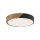 Lampe de plafonnier ronde LED bois Ø32 cm noir naturel 2520 lm