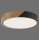 Lampe de plafonnier ronde LED bois Ø32 cm noir naturel 2520 lm