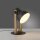 Lampe de table flexible bois métal E27 45 cm Industrial