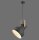 Suspension mobile Noir Bois Métal E27 L:30 cm