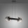 Lampe à suspendre verre métal E27 68 cm 2 flammes orientable