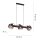 Blendarme Lampe à suspendre verre métal E27 90 cm orientable
