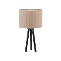 Blendarme Lampe de table Tripod Abat-jour en tissu E27 46 cm