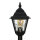 Lampe dallée noire résistante aux intempéries H:109cm LEADWORTH