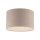Lampe de plafonnier en tissu beige E27 Ø35 cm confortable et peu éblouissant