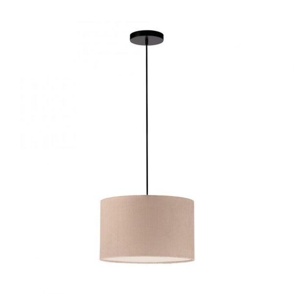 Tissu Lampe à suspendre anti-éblouissement Beige E27 Ø45 cm confortable