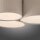 Lampe de plafonnier confortable Beige E27 L:70 cm 3-flmg faible éblouissement