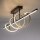 Lampe de plafonnier LED métal dimmable 3000 K noir laiton