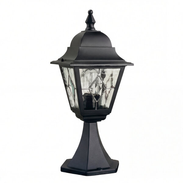 Lampe de jardin Debout Noir H:44cm Rustique Extérieur