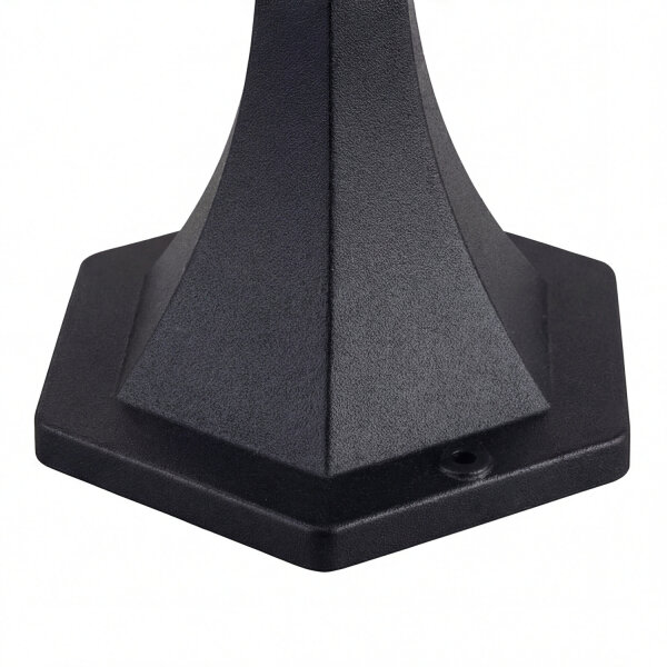 Lampe de jardin Debout Noir H:44cm Rustique Extérieur
